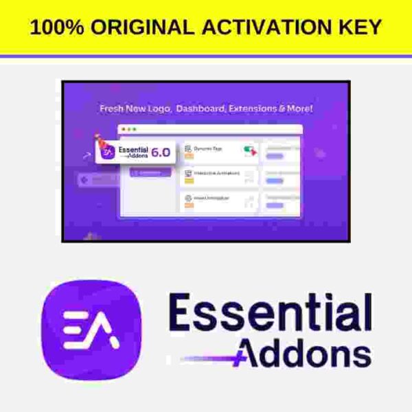 Buy Essential Addons original official lactivation key with very cheap price By nifstore.com